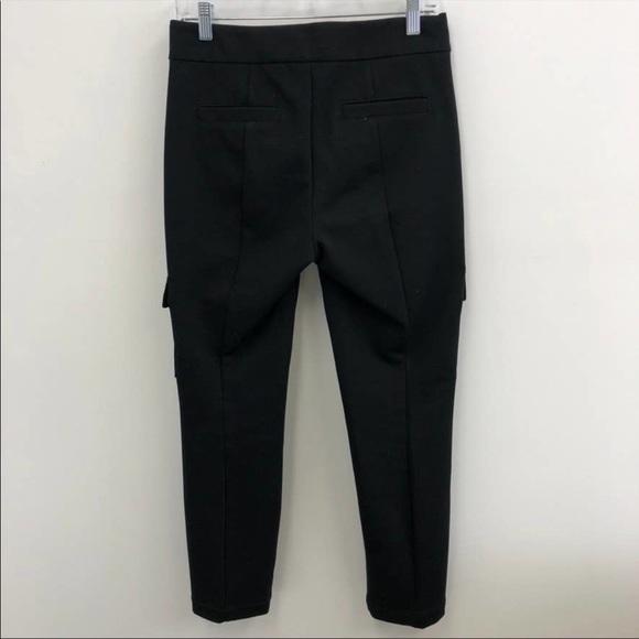 Anthropologie The Essential Slim Black Cargo Pants - Picture 6 of 10